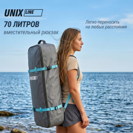 SUP-борд UNIX Line Глубокое море / Deep Sea (320 см) + сиденье