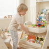 Развивающий детский стол со стульчиком 4 в 1 UNIX Kids Lego / Лего бежевый