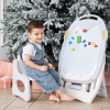 Развивающий детский мольберт UNIX Kids серый