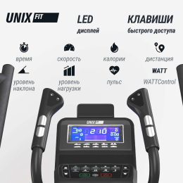 Эллиптический тренажер UNIX Fit E-1100 PRO (LED)