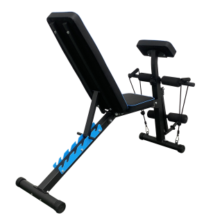 Скамья спортивная Calviano 1003 Blue+black складная