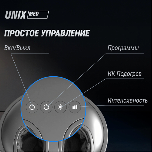Массажер для ног UNIX Secret Pouf Grey