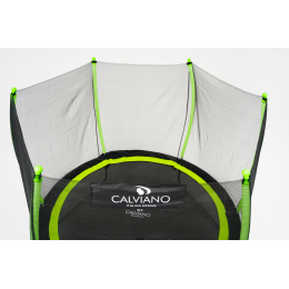 Батут пружинный с защитной сеткой Calviano 252 см - 8ft OUTSIDE master green