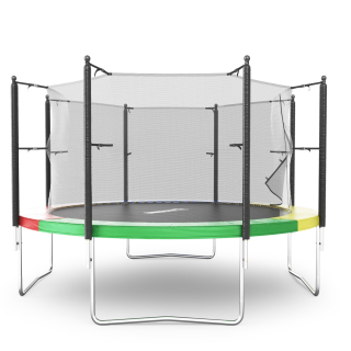 Батут UNIX Line Simple 12 ft (366 см) с внутренней защитной сеткой, цветной