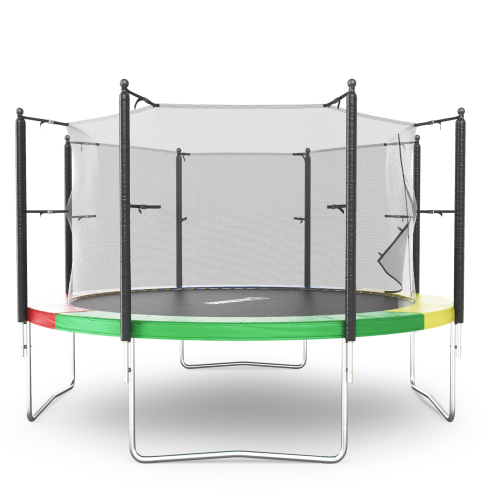 Батут UNIX Line Simple 12 ft (366 см) с внутренней защитной сеткой, цветной