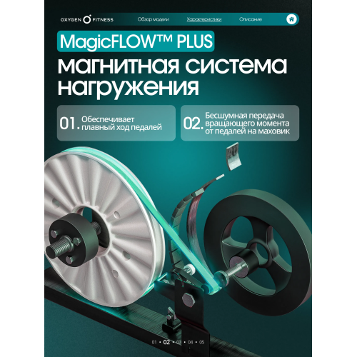 Эллиптический тренажер домашний OXYGEN FITNESS ALAMOSA