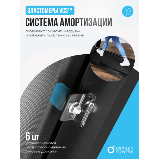 Беговая дорожка полукоммерческая OXYGEN FITNESS ARGON LED PRO