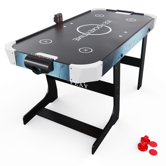 Игровой стол - аэрохоккей DFC ASTER 136 х 68 см, складной