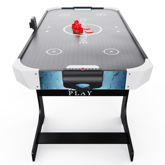 Игровой стол - аэрохоккей DFC ASTER 136 х 68 см, складной