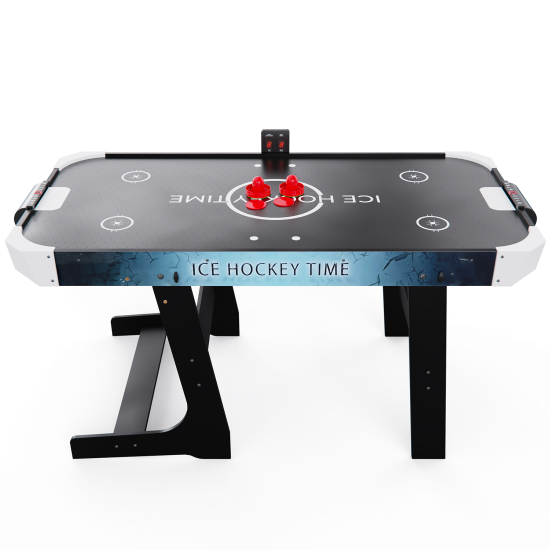 Игровой стол - аэрохоккей DFC ASTER 136 х 68 см, складной
