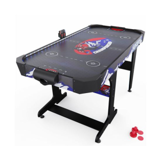 Игровой стол – аэрохоккей с подсветкой DFC Championship 53" 135 х 65 см, складной, черный