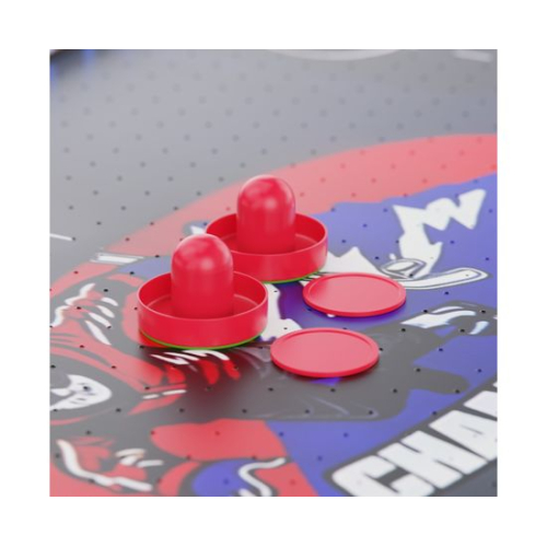 Игровой стол – аэрохоккей с подсветкой DFC Championship 53" 135 х 65 см, складной, черный