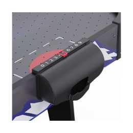 Игровой стол – аэрохоккей с подсветкой DFC Championship 53" 135 х 65 см, складной, черный