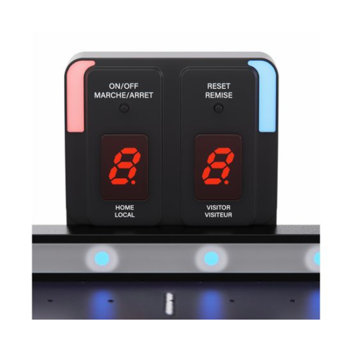 Игровой стол – аэрохоккей с подсветкой DFC Championship 53" 135 х 65 см, складной, черный