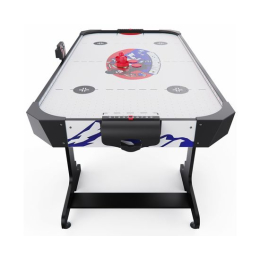 Игровой стол – аэрохоккей с подсветкой DFC Championship 53" 135 х 65 см, складной, белый