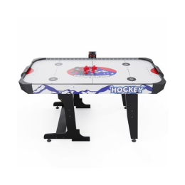 Игровой стол – аэрохоккей с подсветкой DFC Championship 53" 135 х 65 см, складной, белый