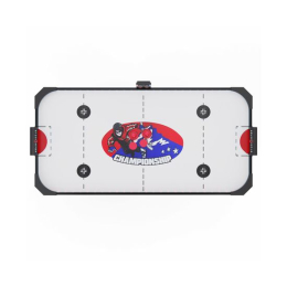 Игровой стол – аэрохоккей с подсветкой DFC Championship 53" 135 х 65 см, складной, белый