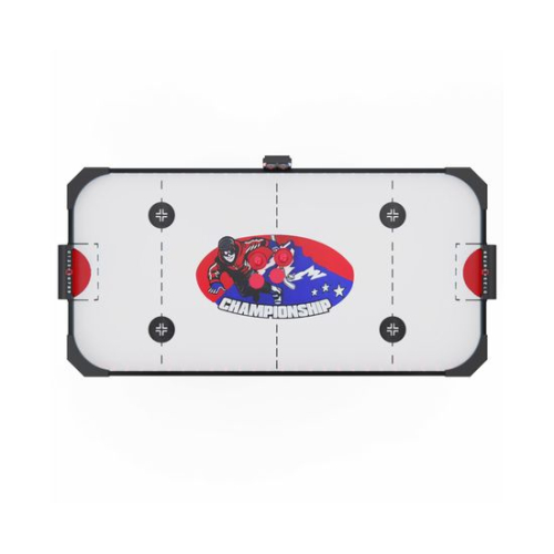 Игровой стол – аэрохоккей с подсветкой DFC Championship 53" 135 х 65 см, складной, белый