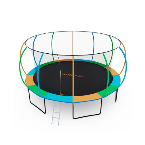 Батут с сеткой DFC A.KOU KIDS 16ft с лестницей (2 короба)