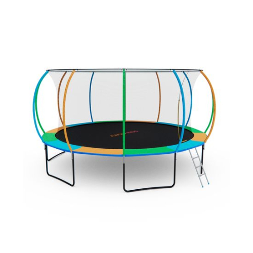 Батут с сеткой DFC A.KOU KIDS 16ft с лестницей (2 короба)