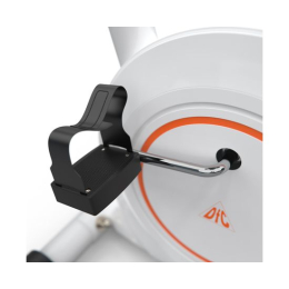 Велотренажер DFC B504RWO магнитный (белый корпус, оранжевая полоса)