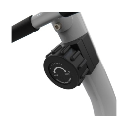 Велотренажер DFC B504RWO магнитный (белый корпус, оранжевая полоса)