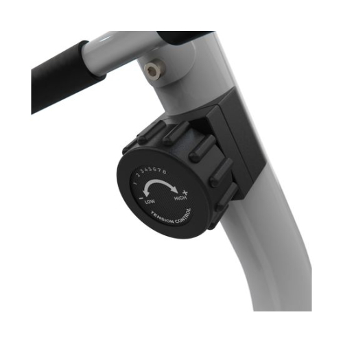 Велотренажер DFC B504RWO магнитный (белый корпус, оранжевая полоса)