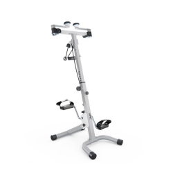 Велотренажер двойной для рук и ног DFC B815G, серый