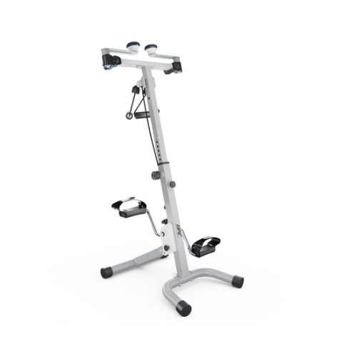 Велотренажер двойной для рук и ног DFC B815G, серый