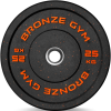 Диск бамперный BRONZE GYM 25кг д50