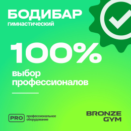 Палка гимнастическая профессиональная BRONZE GYM БОДИБАР, 8 кг