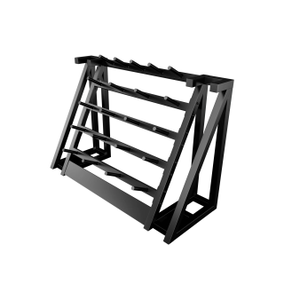 Стойка для хранения штанг для аэробики (бодипампов) BRONZE GYM 190х55х128,на 20 шт.