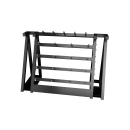 Стойка для хранения штанг для аэробики (бодипампов) BRONZE GYM 190х55х128,на 20 шт.