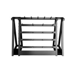 Стойка для хранения штанг для аэробики (бодипампов) BRONZE GYM 190х55х128,на 20 шт.