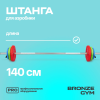 Штанга для аэробики BRONZE GYM БОДИПАМП (гриф, весовые диски 2x1,25кг, 2x2, 5кг, 2x5кг, пара замков)