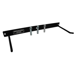 Держатель настенный для матов тренировочных BRONZE GYM, 55x21x5 см. (для 20-23 шт.)