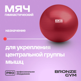 Мяч гимнастический GYM BALL  ANTI-BURST, 75 см.