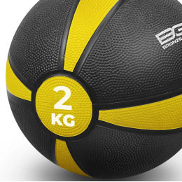 Медбол резиновый BRONZE GYM, 2 кг.