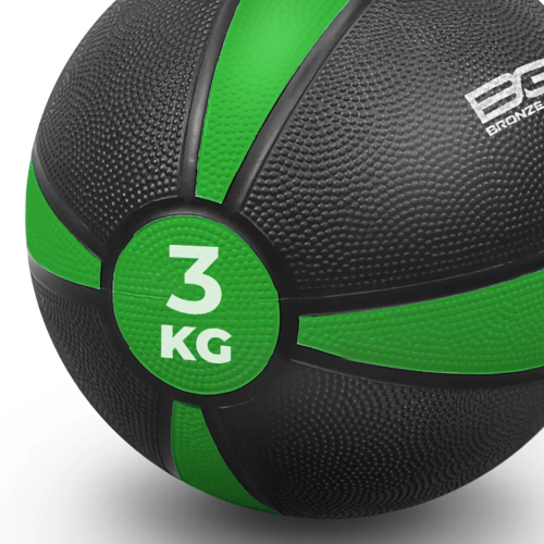 Медбол резиновый BRONZE GYM, 3 кг.