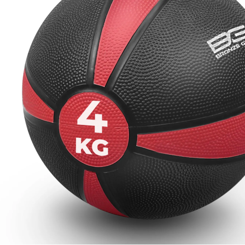 Медбол резиновый BRONZE GYM, 4 кг.