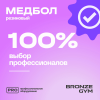 Медбол резиновый BRONZE GYM, 8 кг.