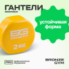 Гантели для аэробики виниловые BRONZE GYM,2 кг., пара.