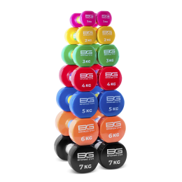 Гантели для аэробики виниловые BRONZE GYM,3 кг., пара.