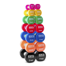 Гантели для аэробики виниловые BRONZE GYM,4 кг., пара