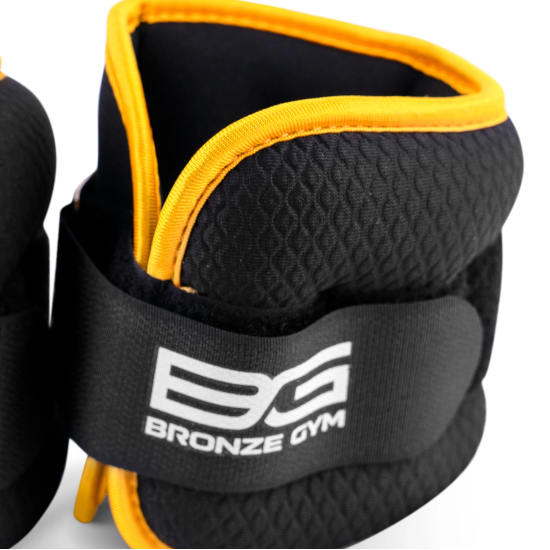 Утяжелители для ног и рук BRONZE GYM, 1кг (0.5кг х 2), пара.