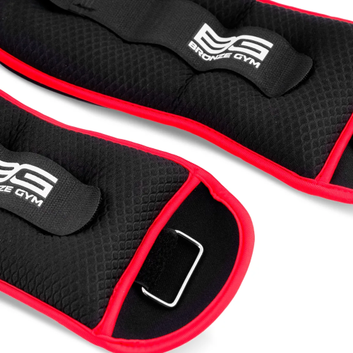 Утяжелители для ног и рук BRONZE GYM, 2кг (1кг х 2), пара.