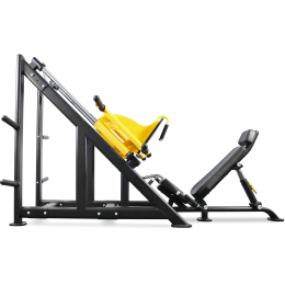 Жим ногами под углом 45 градусов профессиональный BRONZE GYM PL-1717