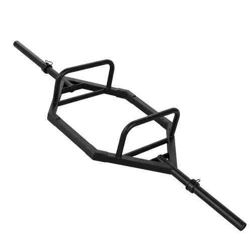 Гриф олимпийский BRONZE GYM шестиугольный Трэп замками