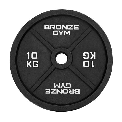 Диск олимпийский BRONZE GYM чугунный 10 кг