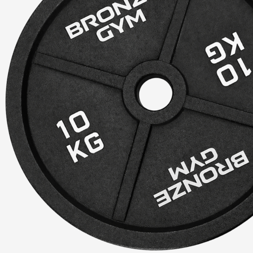 Диск олимпийский BRONZE GYM чугунный 10 кг